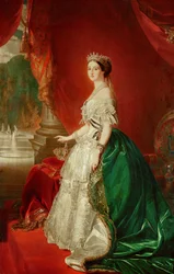 Kaiserin Eugenie von Frankreich (1826-1920) Ehefrau von Napoleon Bonaparte III. (1808-73)